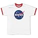 NASA Meatball Logo Ringer T-Shirt Medium