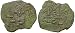 All Products : Byzantine Empire, Justinian II, 10 July 685 - Late 695 and Summer 705 - 4 November 711 A.D.; Follis