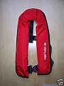 Vollautomatische Rettungsweste Schwimmweste in rot 150 N mit Lifebelt & 1 Insp. frei