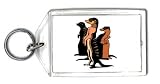 Keychain with standing image