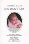 Cerebral Palsy : She Didn't Cry
