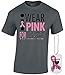 Awkward Styles Men's I Wear Pink for Someone Special T-Shirt Cancer Shirt