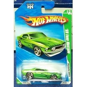 HOT WHEELS 2010 TREASURE HUNT 12/12 GREEN '69 FORD MUSTANG
