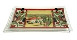 Peggy Karr 14-Inch Glass Tuscan Villa Tray