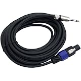 PYLE-PRO PPSJ30 - 30ft. 12 Gauge Professional Speaker Cable Speakon to 1/4''