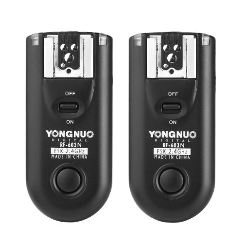 Yongnuo RF-603 N1 Déclencheur Flash et Télécommande Sans Fil pour Nikon D300 D200 D3X D3 LF240