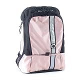 DadGear Retro Stripe Diaper Backpack in Pink