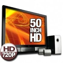 Vizio JV50P Plasma HDTV - 50", 720p, 15000:1, 16:9, 1366 x 768, HDMI, NTSC, ATSC, QAM, Digital 5.1 Surround Sound (Refurbished)