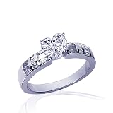 1.40 Ct Heart Shaped Diamond Engagement Ring SI2-H EGL 1.40 Ct Heart Shaped Diamond Engagement Ring SI2-H EGL