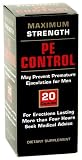 PE Control May Prevent Premature Ejaculations for Men, 20 ct (Quantity of 2) 419Jh3zqFcL. SL160 PE Control May Prevent Premature Ejaculations for Men, 20 ct (Quantity of 2)