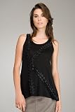Karl Lagerfeld Anika Black Tank