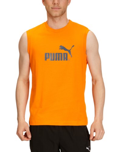 PUMA Herren T-Shirt Large Logo Sleeveless, vibrant orange, XL, 810021 16 Preisvergleich
