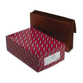 Smead 71111 - 5 in Expansion Wallet, Redrope, 15 x 10, Red, 10/Box-SMD71111