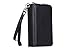 S4 Case, Galaxy S4 Case -EgraceTM Samsung Galaxy S4 Purse Case Premium Wallet PU Leather Zipper Case with 2 in 1 Magnetic Flip Cover for Samsung Galaxy S4