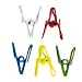 Set ot 25 PVC-Coated 2" Steel Wire Clips - Five Bright Colors