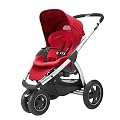 Maxi-Cosi 68005950 Mura 3 flexibles Travelsystem inklusive Einkaufskorb, Sonnenverdeck, Regenverdeck, Sonnenschirmclip und Adapter f�r Dreami und Babyschale, intense red