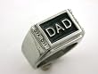 Stainless Steel "Dad's" Ring