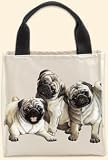 Pug Puppies Tote Bags