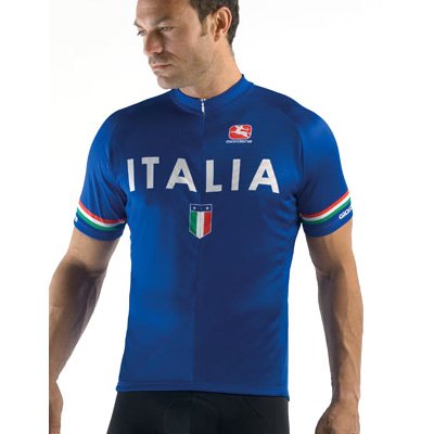 Giordana 2010 Italia Arts Cycling Jersey - Blue - GI-SSJY-ARTS-ITAL (2XL)
