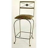 Grace SW224ARM-N Neoclassic Swivel Counter Stool