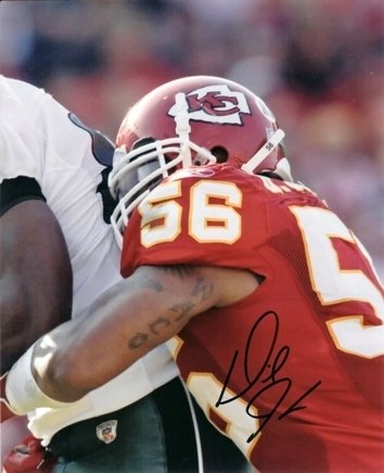 Derrick Johnson Autographed/Hand Signed Kansas City Chiefs 8x10 Photo
