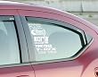 GT Styling 85663 Smoke Snap In Vent Gard Side Window Deflector