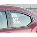 GT Styling 85663 Smoke Snap In Vent Gard Side Window Deflector