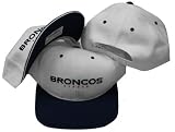 Denver Broncos Two Tone Snapback Adjustable Plastic Snap Back Hat / Cap
