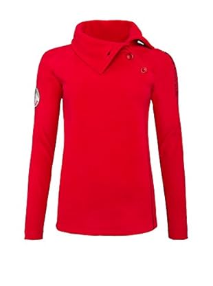Nebulus Sudadera Fleece Button (Rojo)