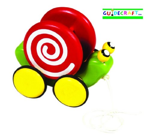 419K PTLFAL Educational Toy   Snail Pull Along   Guidecraft   G2062