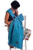 Oopa Baby Silk Sling - Turquoise Solid Silk