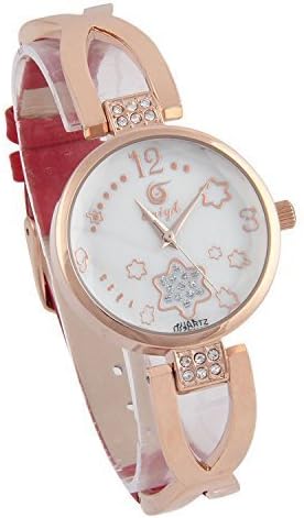 Oniya Watches for Women Stainless Steel+Leather Quartz Analog Wrist Watch