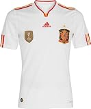 Buy Spain Soccer Jersey: White adidas Soccer Away Replica Jersey