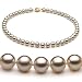 PearlsOnly White 7.5-8mm AA Japanese Akoya Pearl Necklace