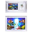 Aquarium Moving Motion Light Lamp With Picture Frame