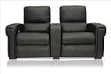 Bass Matinee - Lounger - Collection Matinee Black Leather Motorized Home Theater Lounger Collection