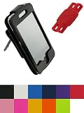 Leather Belt Clip Case for Generation 2 iPod Touch 2 8gb 16gb 32gb MP3 Player + Bonus Young Micro Shoe Silicone Pouch for Nike+ Sensor (iPod Touch 2 NOT included)