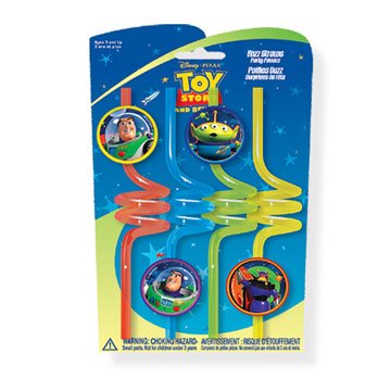 Buzz Lightyear Crazy Straws 4ct