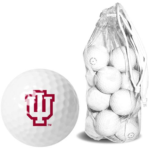 Indiana Hoosiers Ncaa 15 Golf Ball Clear Pack
