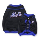 New York Mets Baseball Dog Puppy Pet Jersey Shirt EXTRA LARGE Officially Licensed MLB