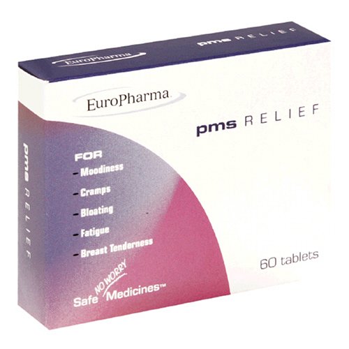 EuroPharma Safe No Worry Medicines PMS Relief, Tablets , 60 tablets (Pack of 2) by EuroPharma