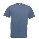 Valueweight T-Shirt von Fruit of the Loom Stahlblau M