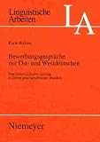 Bewerbungsgespräche mit Ost- und Westdeutschen