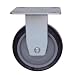 Quantum Storage Systems PT-PR 1-1/4" Diameter Polyurethane Wheel One Rigid Plate Caster, 300 lbs Capacity