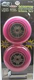 SET of 4 Green Wheels for Razor Scooter W/abec5 Bearing Pink