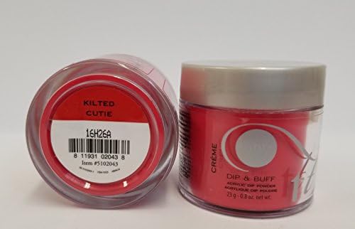 DIP &amp; BUFF Acrylic Dipping Colors Powder .0.8oz/23g - (43 - Kilted Cutie) + Buy 3 any Colors get FREE 1 Airbrush Stencil