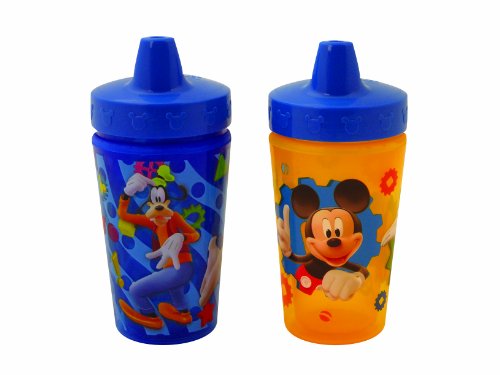 Learning Curve Mickey Mouse Insulated Sippy Cup, 2 Pack