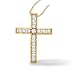 1ct tw cross pendant