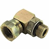 Buyers 1/2in. F NPSM x 1/2in. M STOR 90 Degree Swivel Adapter