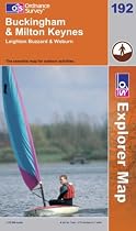 Buckingham and Milton Keynes (Explorer Maps) (OS Explorer Map)